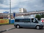 Бесплатный автобус Genser в пункт аренды автомобилей АрендаАвто-шрп на ул.Добролюбова